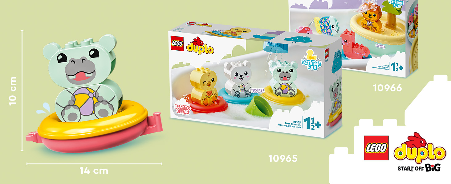 forstørrelse kapre At interagere LEGO® 10965 Bath Time Fun: Animal Train - ToyPro