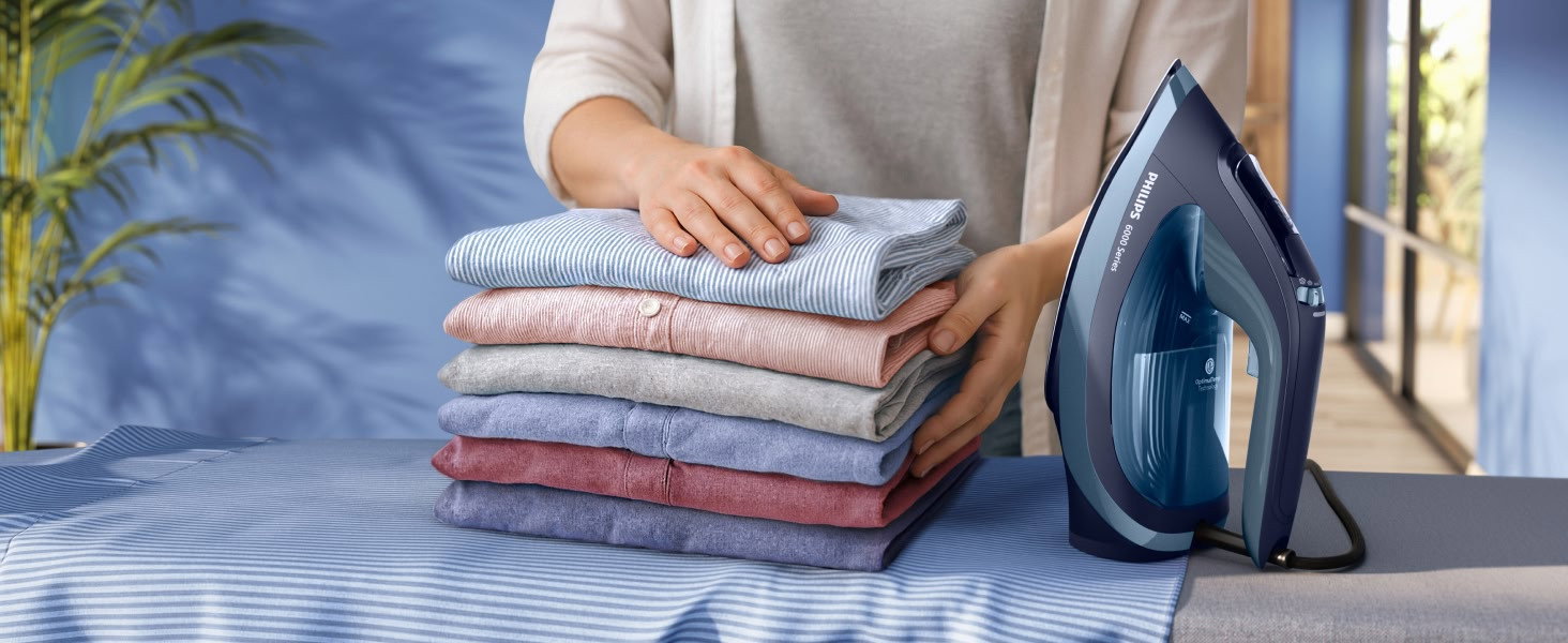An iron left on the ironing board will switch off automatically