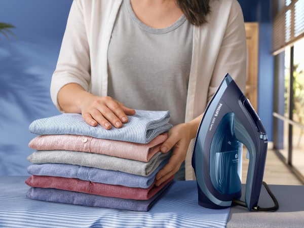 An iron left on the ironing board will switch off automatically