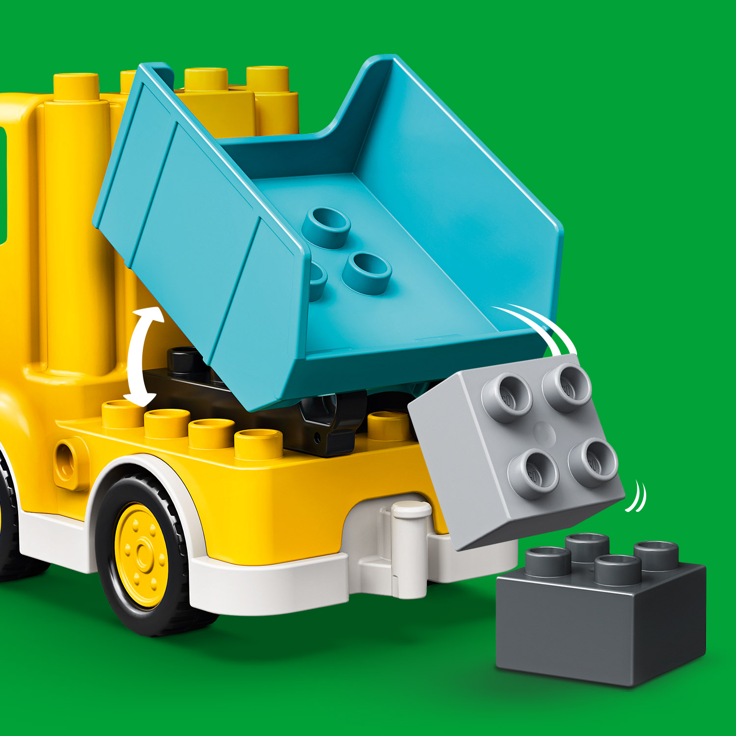 LEGO 10931 DUPLO Bagger und Laster Spielzeug 20 Teile Kleinkind Bauset Basteln 