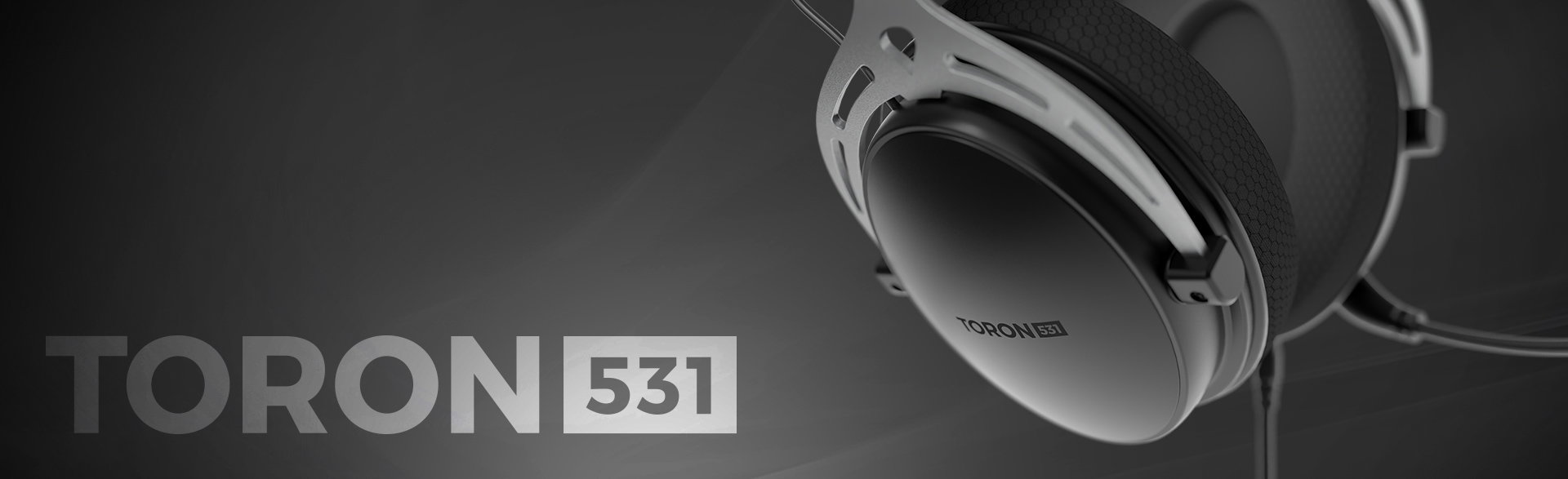 Black Genesis Toron 531 over-ear headphones with a microphone, featuring a sleek design and adjustable headband