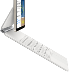 Magic Keyboard’a takılı iPad Air