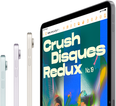 Üç adet iPad Air modelinin yandan görünümü, dördüncü bir iPad Air ekranında Apple TV+ dizisi Silo gösteriliyor