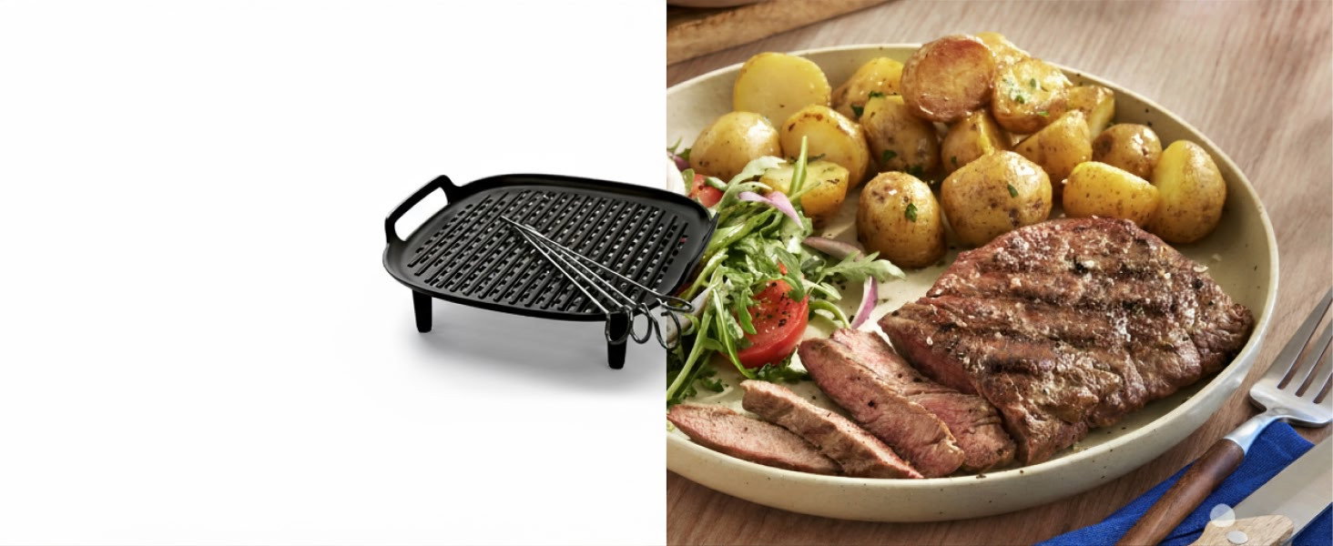 Préparez des viandes, poissons et légumes grillés