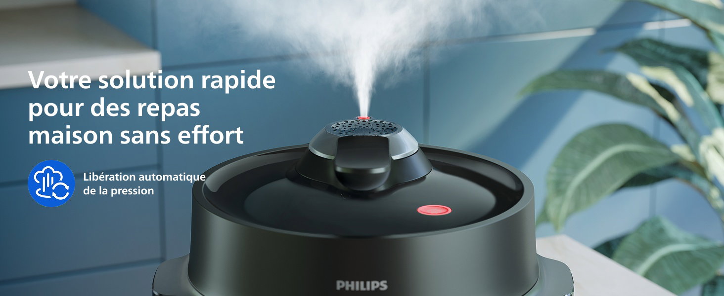 Votre solution rapide pour des repas maison sans effort Freshly ground beans, brewed to perfection Libération automatique de la pression