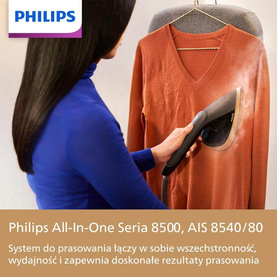 Philips Wyjątkowo efektywne prasowanie z silnym wyrzutem pary do 300 g